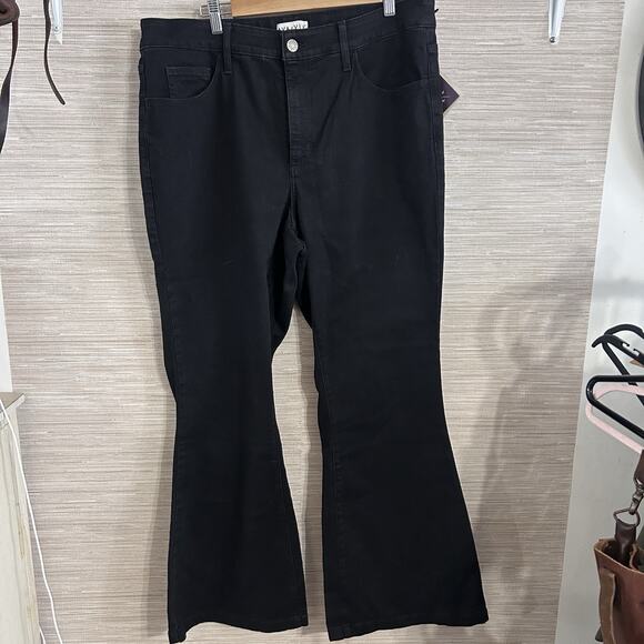 Ava & Viv Denim - Ava & Viv High Rise Flare Jeans women's size 26 NWT Black